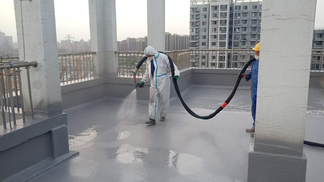 屋頂樓面防水噴涂聚脲 屋頂樓面防水噴涂聚脲